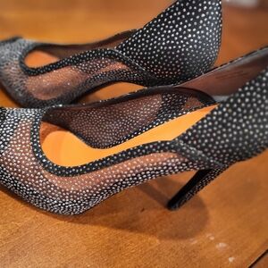 Via Spiga "Orla" Elegant Black and Gray Women's Heels